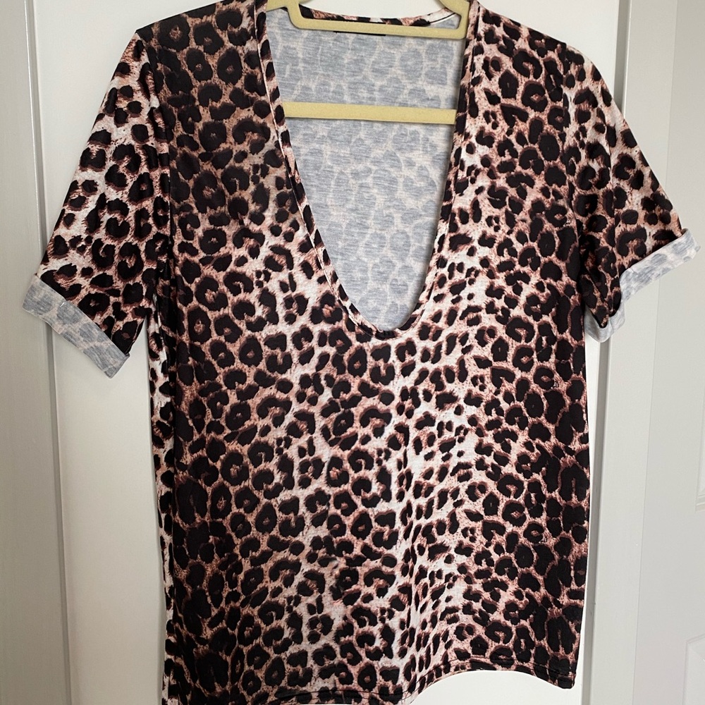 Nasty Gal Deep V Tee